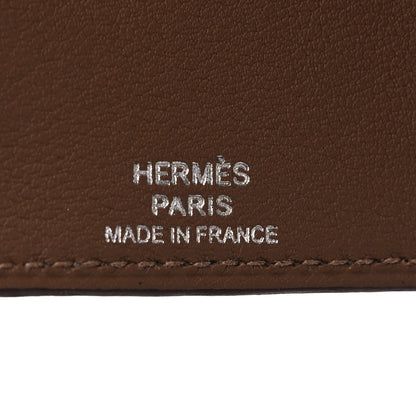 Hermes Togo Swift Verso Ulysse Nano Bag Charm Etoupe Alezan 4 of 5
