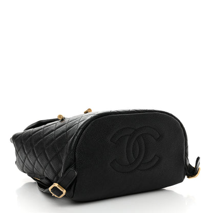 Chanel Caviar Quilted Filigree Backpack Black 4 of 11
