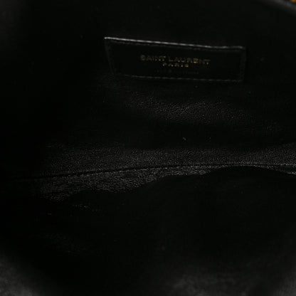 Saint Laurent Lambskin Quilted Gaby Zipped Pouch Black 5 of 8