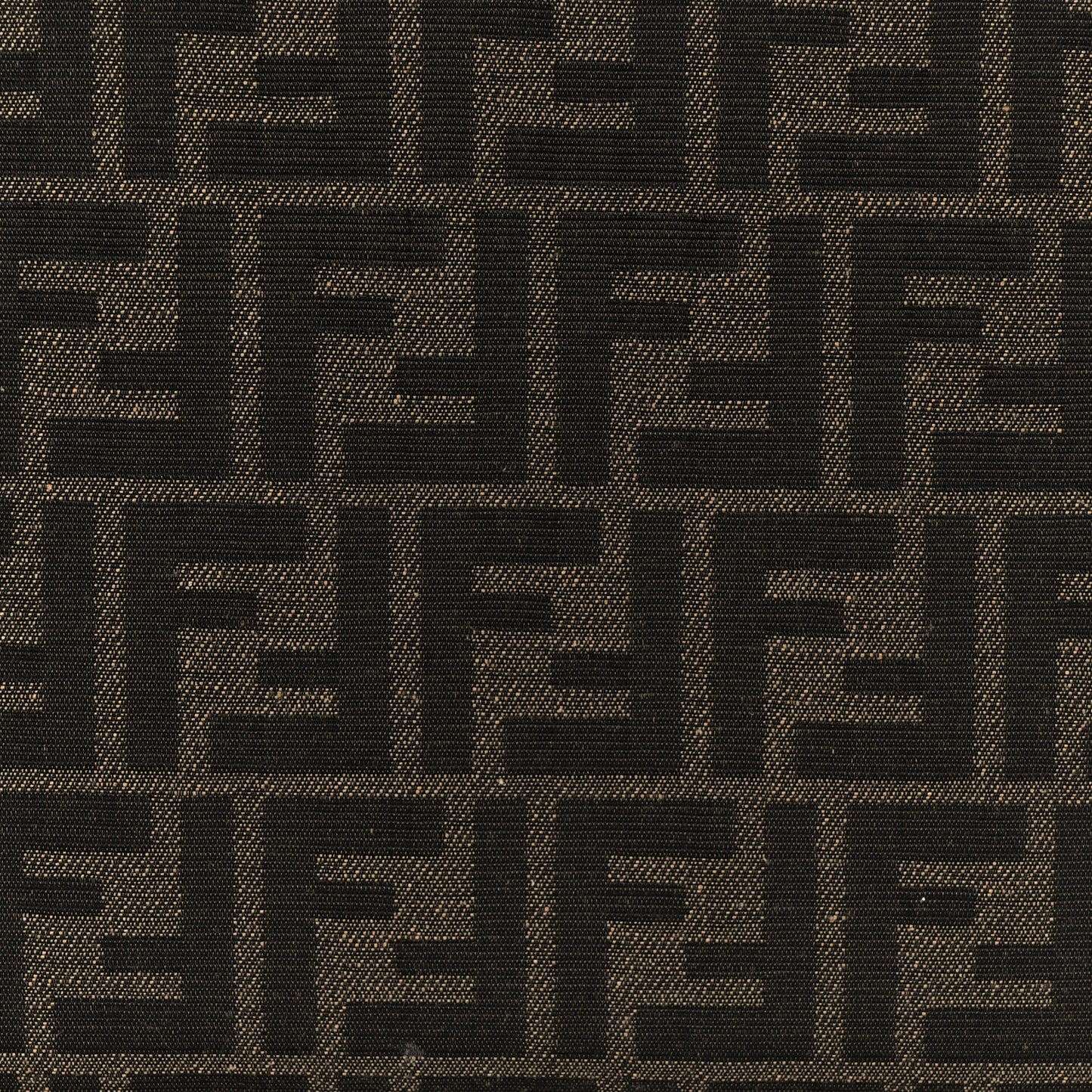Vitello King Jacquard FF 1974 Medium Flat Pouch Tobacco Moro Sand