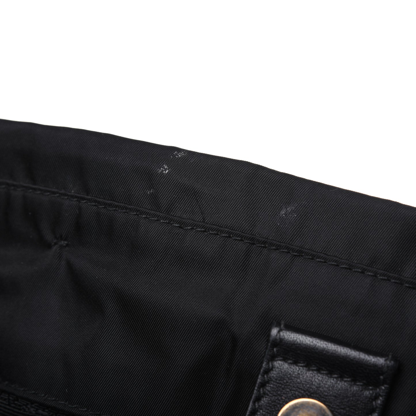Tessuto Nylon Soft Calf Tote Black