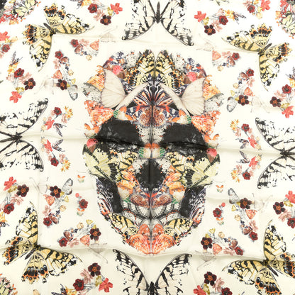 Alexander McQueen Silk Botanical Paisley Shawl Ivory 2 of 3