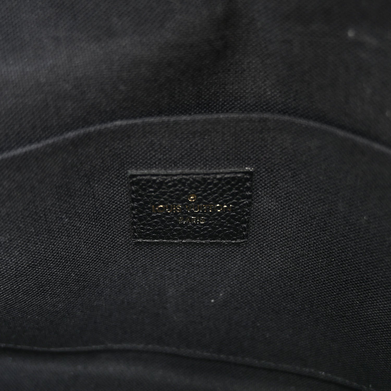 Louis Vuitton Empreinte Pochette Felicie Chain Wallet Black 6 of 10
