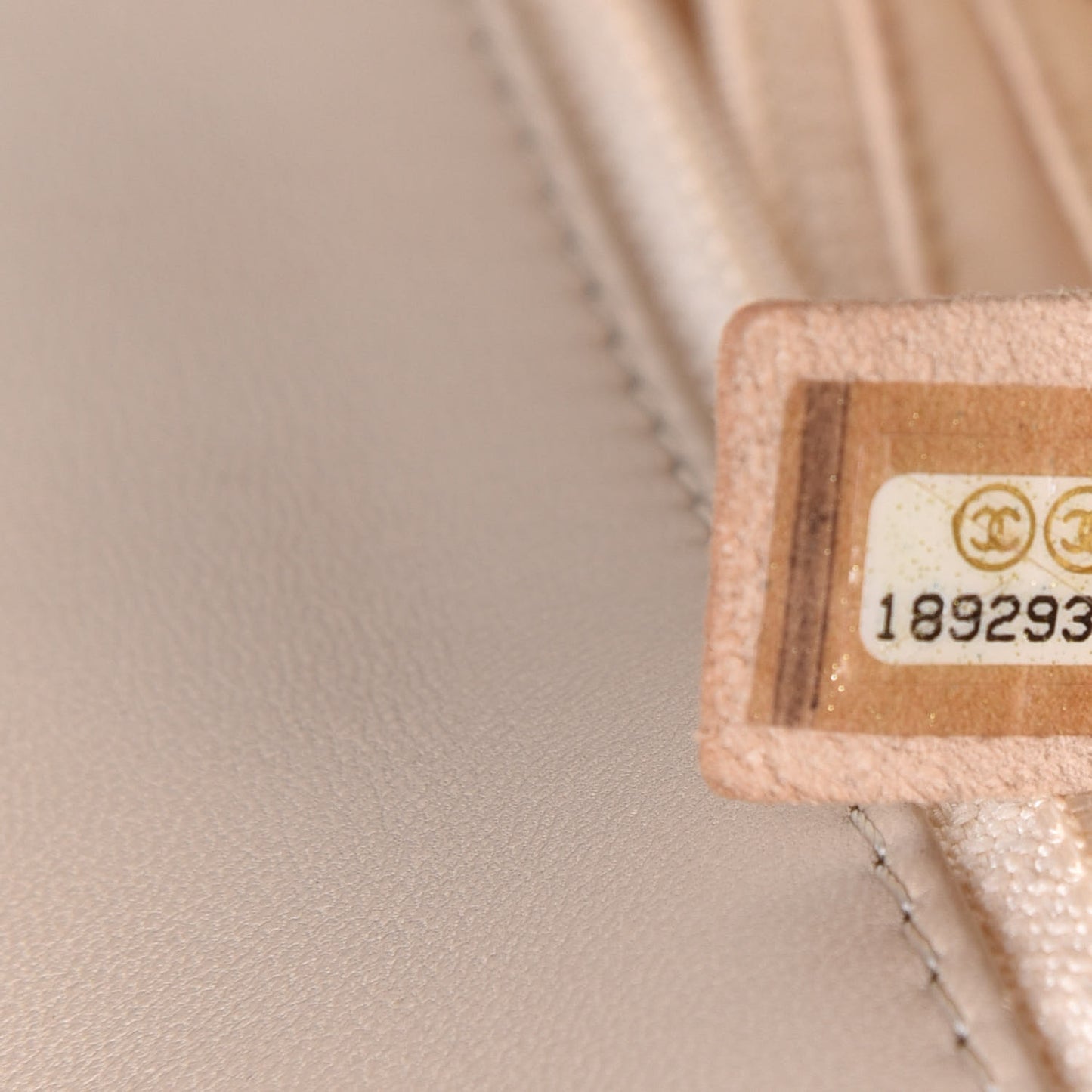 Raffia Sequin Small Single Flap Beige Gold