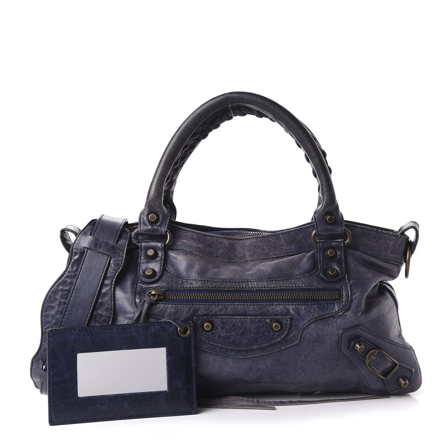 Balenciaga Agneau Classic Hardware First Bleu Roi 1 of 12