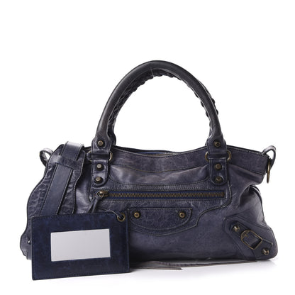 Balenciaga Agneau Classic Hardware First Bleu Roi 1 of 12