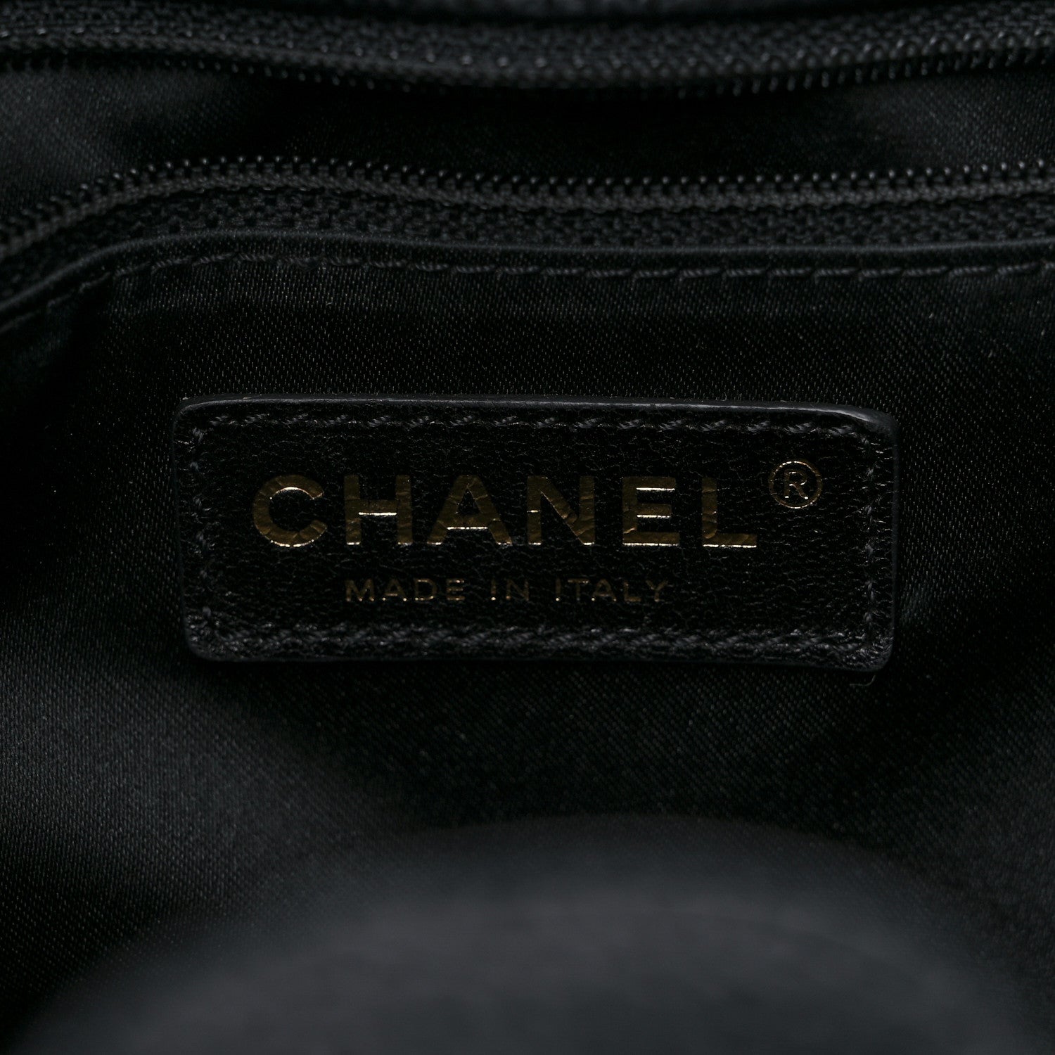 Chanel Caviar Quilted Petit Shopping Tote PST Black 6 of 11