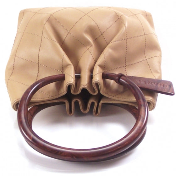 Chanel Lambskin Wood Sac Tote 6 of 11