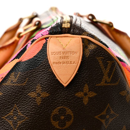 Louis Vuitton Monogram Roses Speedy 30 6 of 11