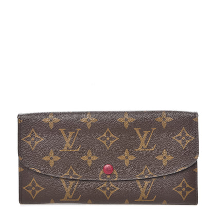 Louis Vuitton Monogram Emilie Wallet Fuchsia 1 of 11