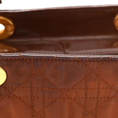 Christian Dior Nylon Cannage Medium Lady Dior Brown 10 of 12