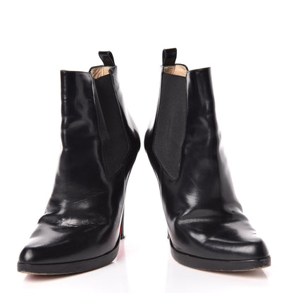 Christian Louboutin Calfskin Booties 38.5 Black 6 of 9