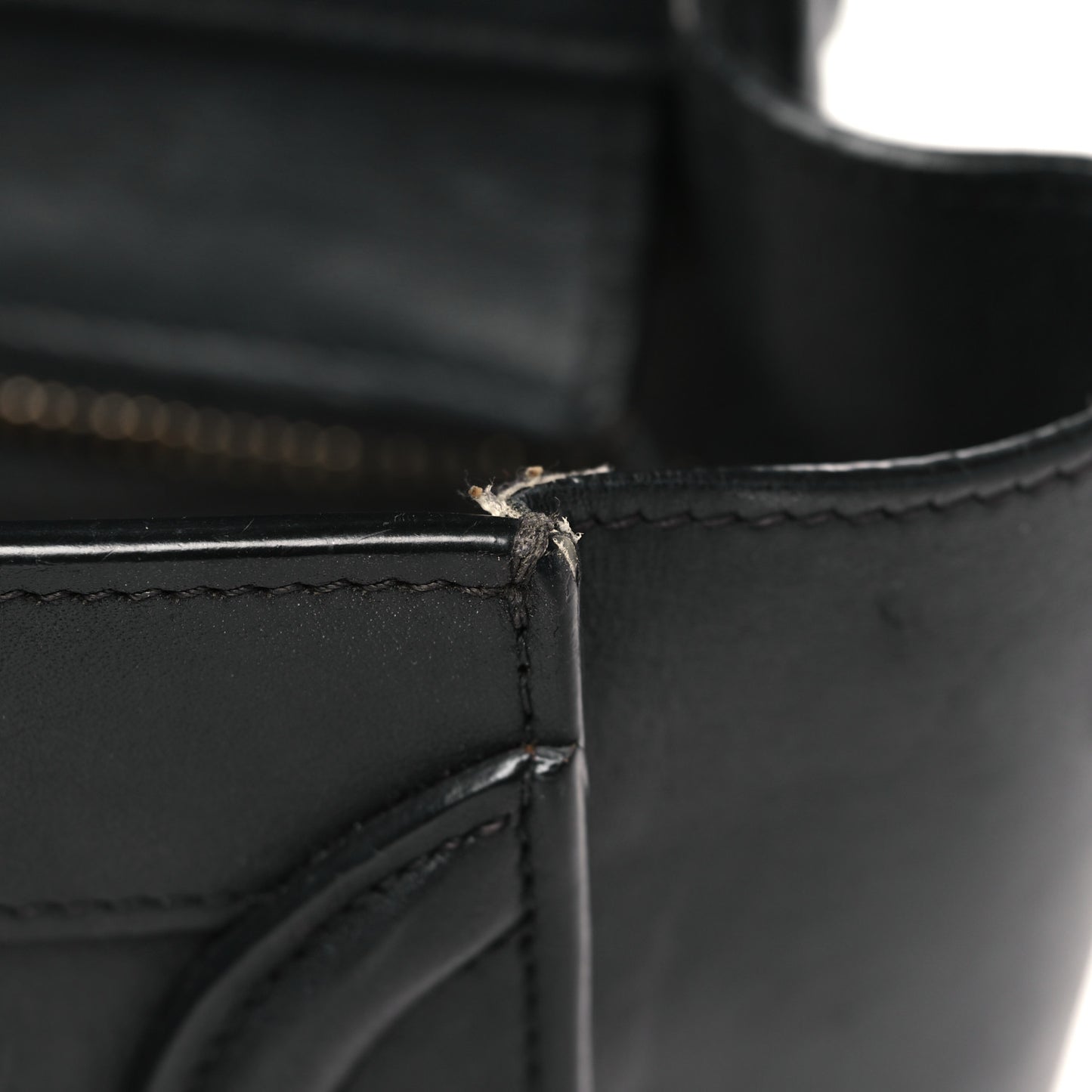 Smooth Calfskin Nano Luggage Black