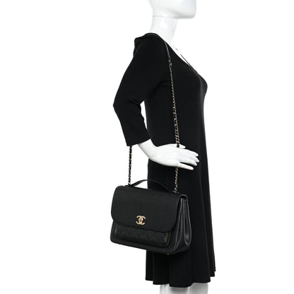 Chanel Caviar Quilted Large Business Affinity Flap Black 2 of 10