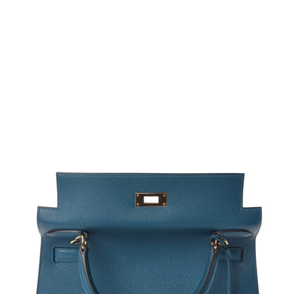 Hermes Epsom Kelly Sellier 28 Vert Bosphore 16 of 36