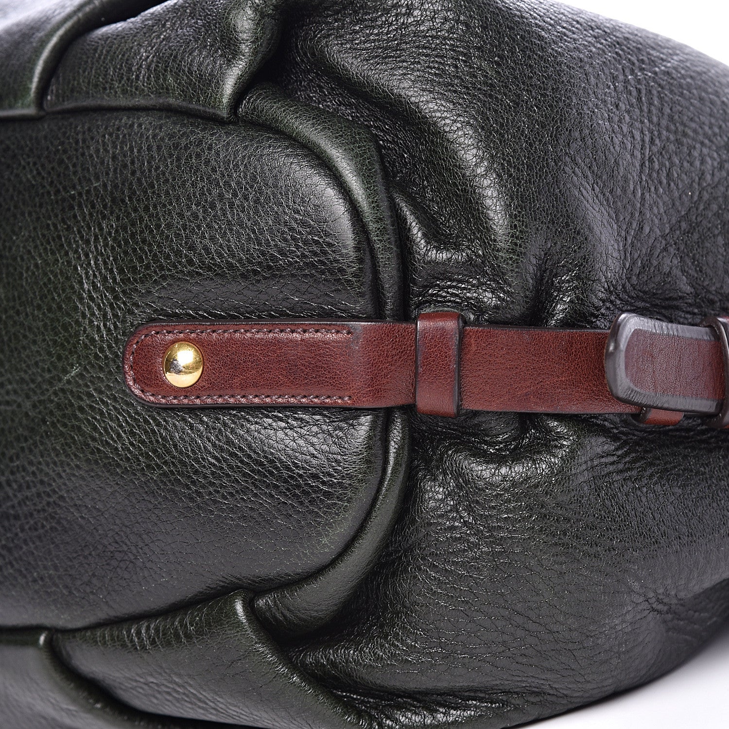 Prada Soft Calfskin Shoulder Bag Cenere 7 of 12
