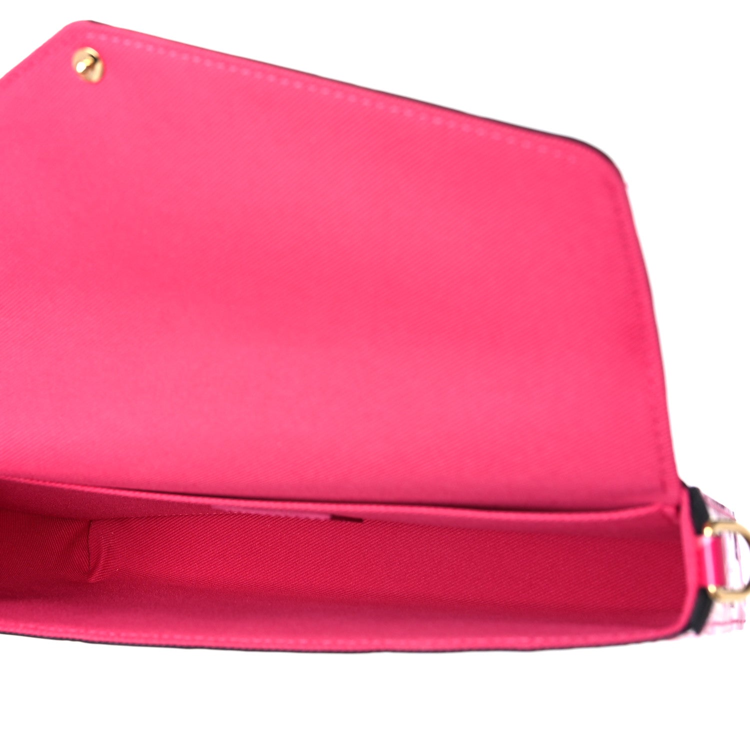 Louis Vuitton Vernis Valentine Pochette Felicie Chain Wallet Fuchsia 6 of 9