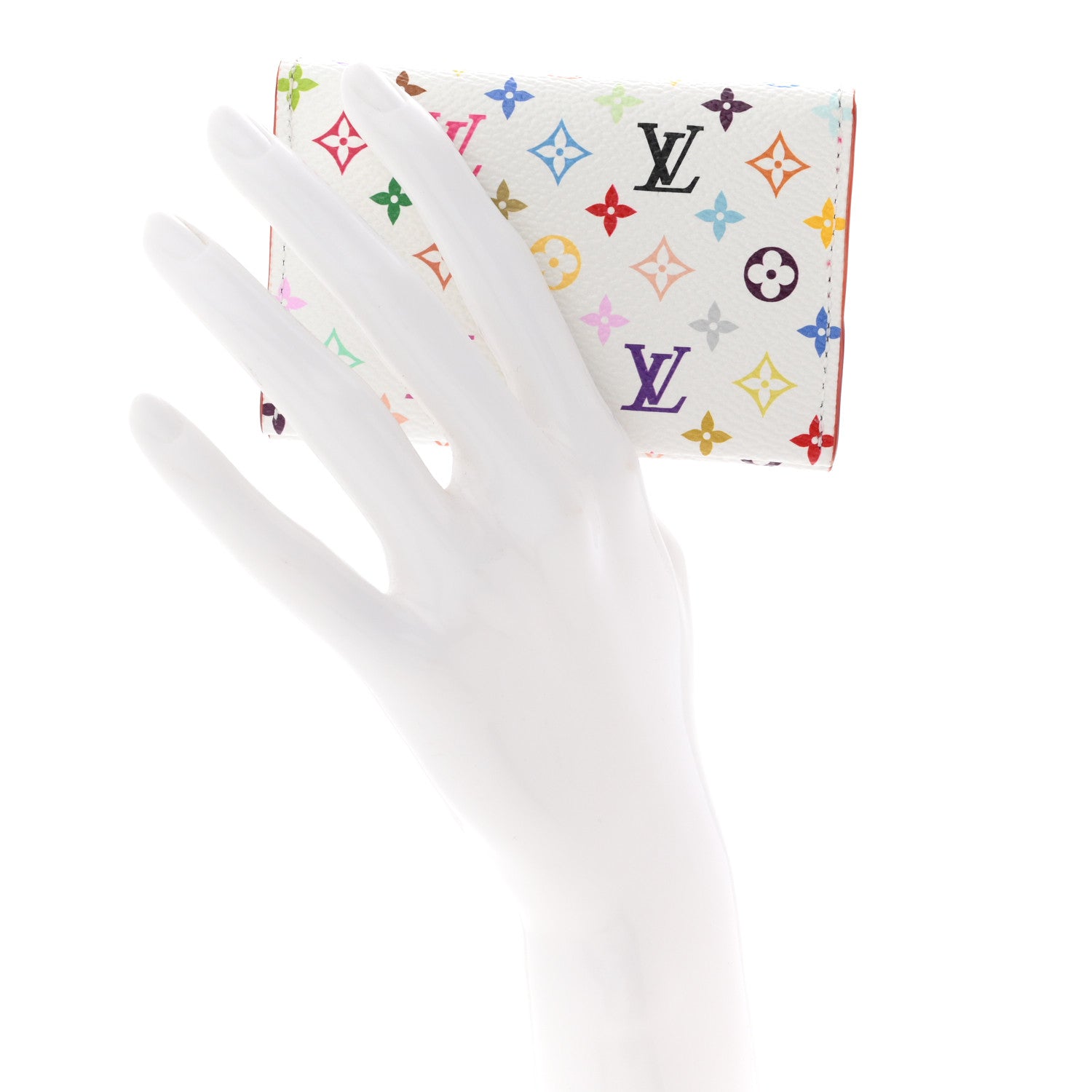 Louis Vuitton LV X TM Monogram Multicolor Slim Card Holder White 2 of 7