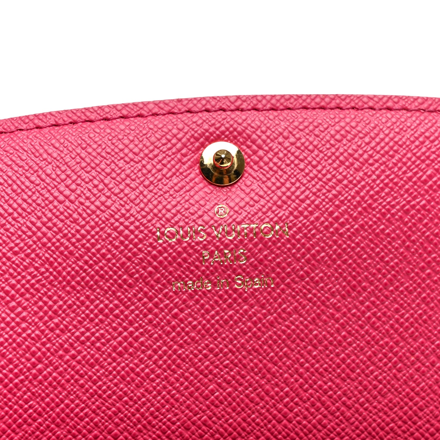 Louis Vuitton Monogram Bloom Flower Emilie Wallet Fuchsia 6 of 10