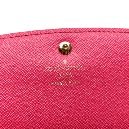 Louis Vuitton Monogram Bloom Flower Emilie Wallet Fuchsia 6 of 10