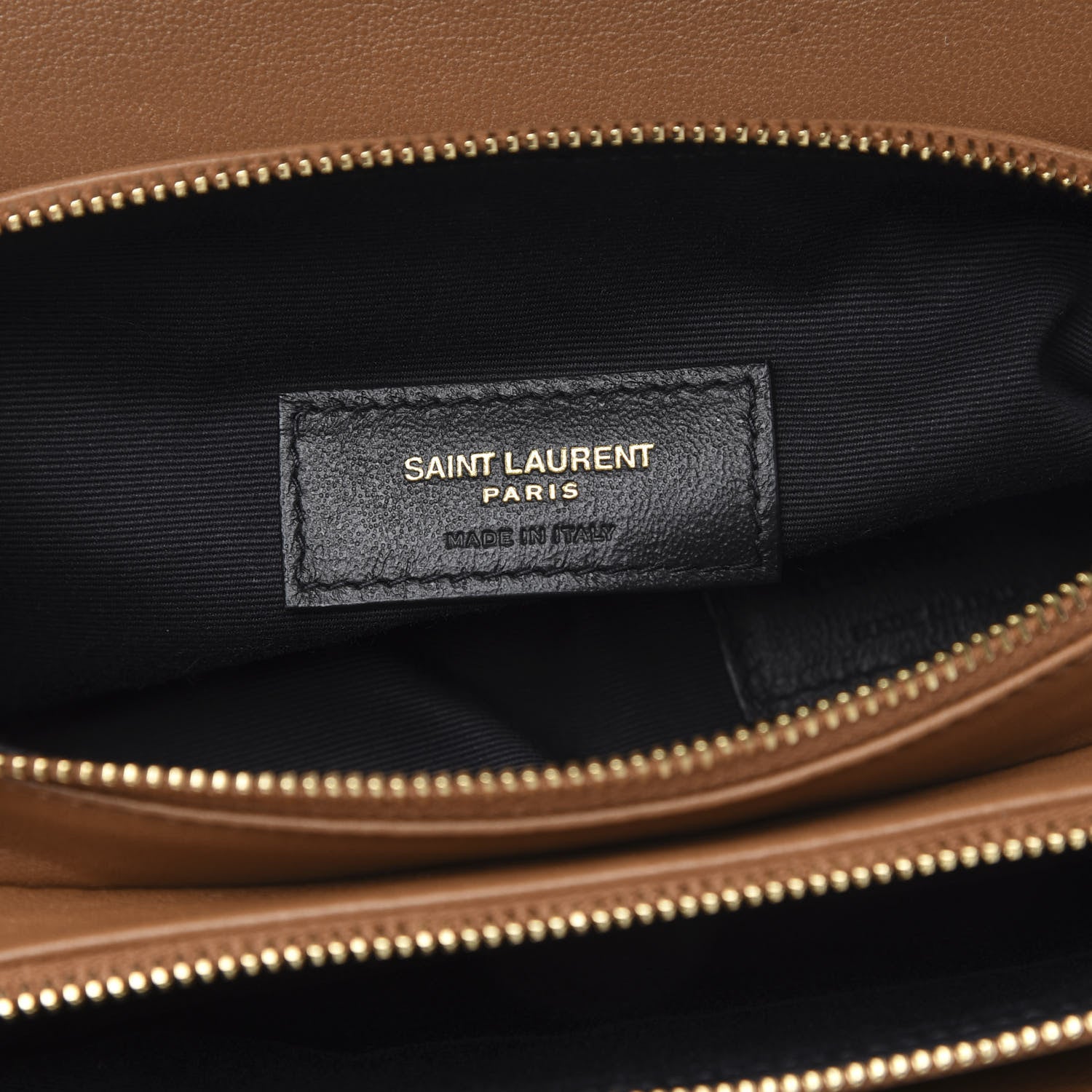 Saint Laurent Lambskin Diamond Quilted Angie Chain Bag Tan 6 of 13