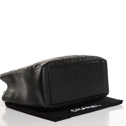 Chanel Caviar Quilted Grand Shopping Tote GST Black 4 of 7