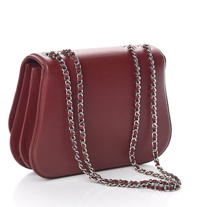 Chanel Calfskin Braided Medium Chic Flap Burgundy 3 of 10