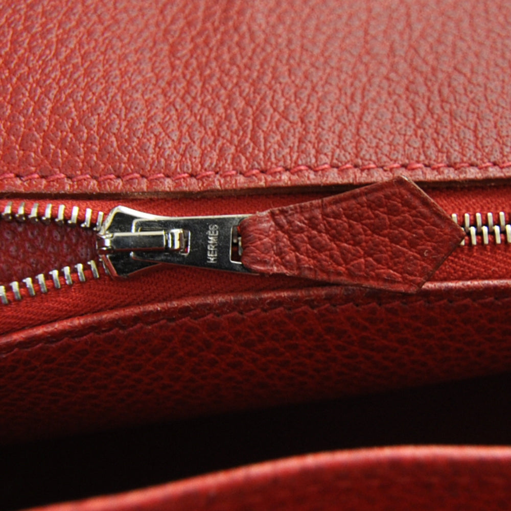 Clemence BIRKIN 35 Handbag Red - Bleu Red