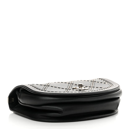 Chanel Calfskin Coco Eyelets Small Flap Bag Black 4 of 11