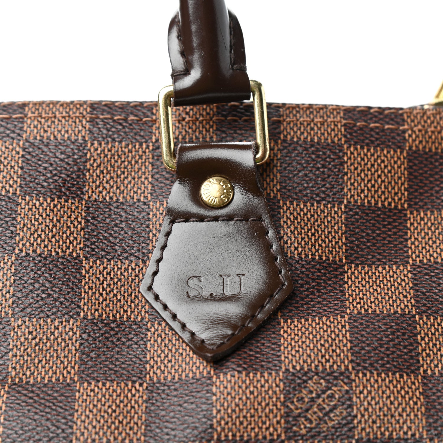 Louis Vuitton Damier Ebene Speedy Bandouliere 30 6 of 9
