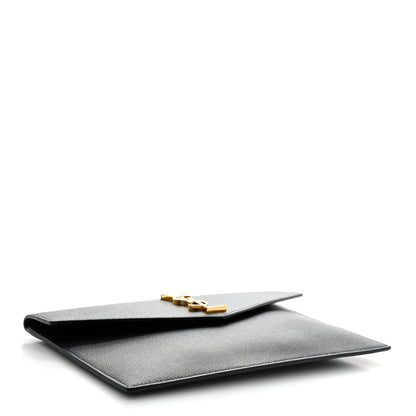 Saint Laurent Grain De Poudre Uptown Pouch Black 4 of 7