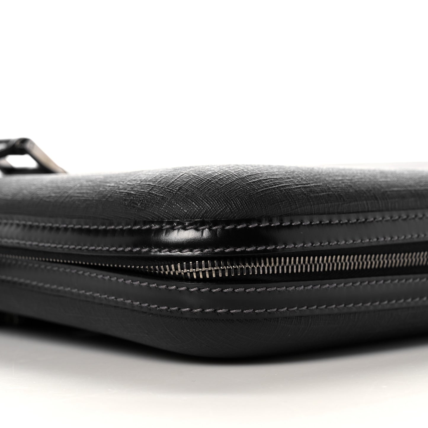 Coated Canvas Interlocking G Large Garment Hard Case Travel Bag Black