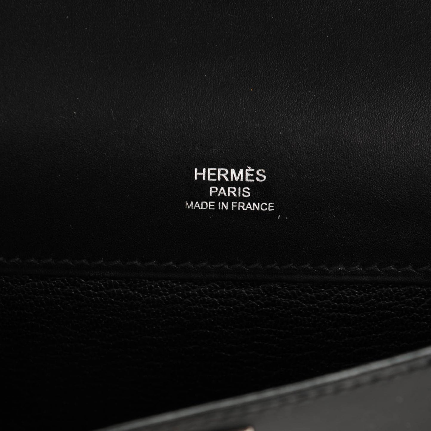Box Kelly Cut Clutch Black
