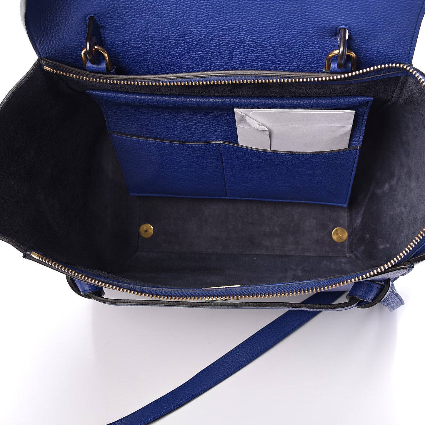 Grained Calfskin Mini Belt Bag Indigo