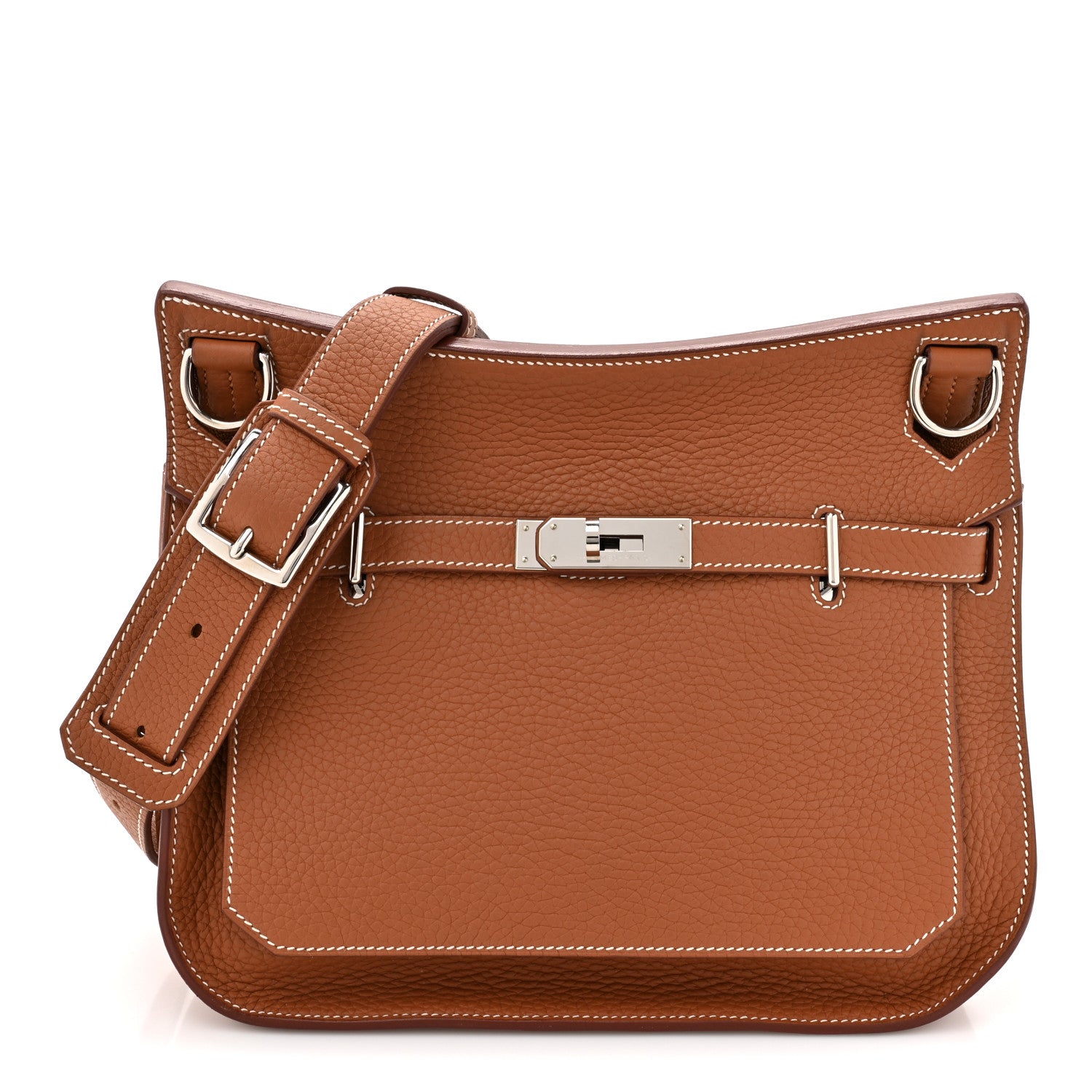 Hermes Taurillon Clemence Jypsiere 28 Gold 1 of 13