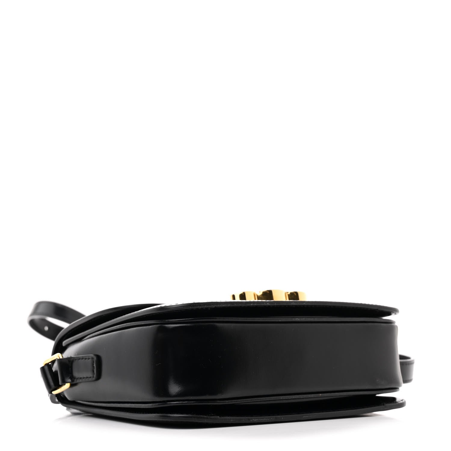 Celine Shiny Calfskin Teen Triomphe Black 4 of 11