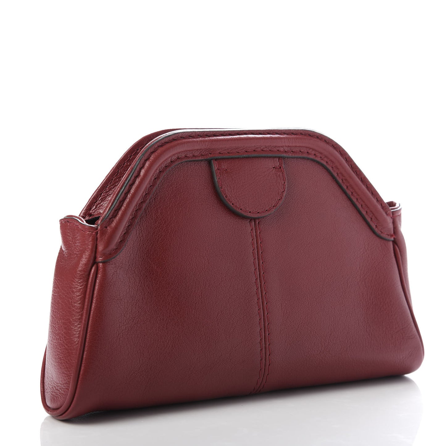 Piuma Lux Calfskin Re(Belle) Clutch Romantic Cerise