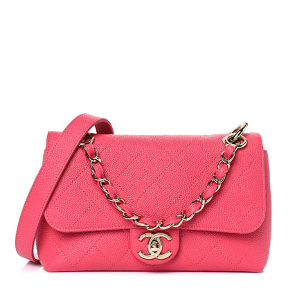 Chanel Caviar Quilted Small City Walk Flap Pink 1 of 13