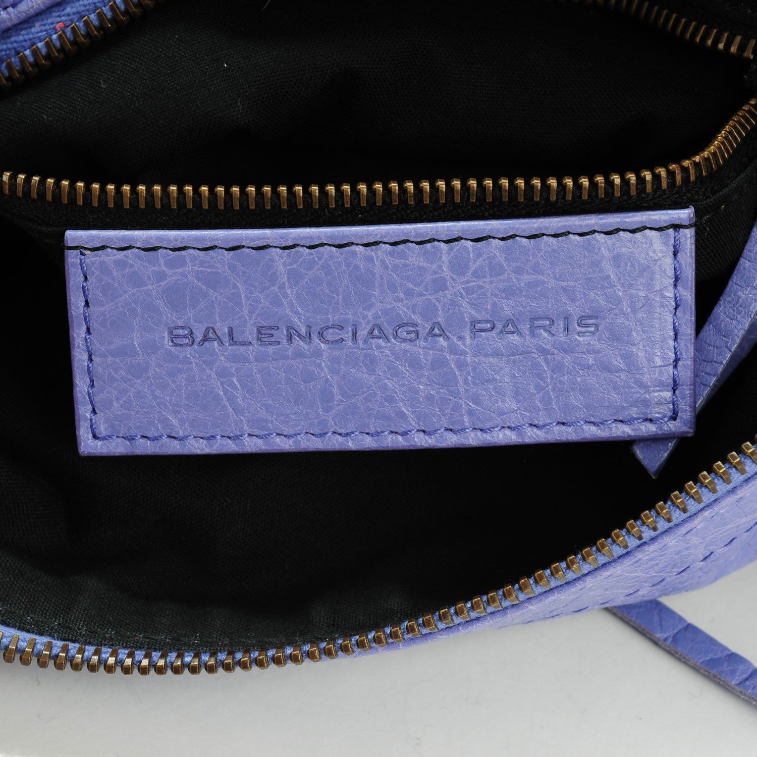 Balenciaga Agneau Classic Hardware Flat Crossbody Mauve 6 of 7