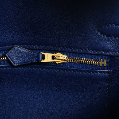 Hermes Swift Birkin 25 Bleu Saphir 15 of 21