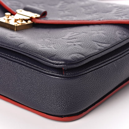 Louis Vuitton Empreinte Pochette Metis Marine Rouge 9 of 11