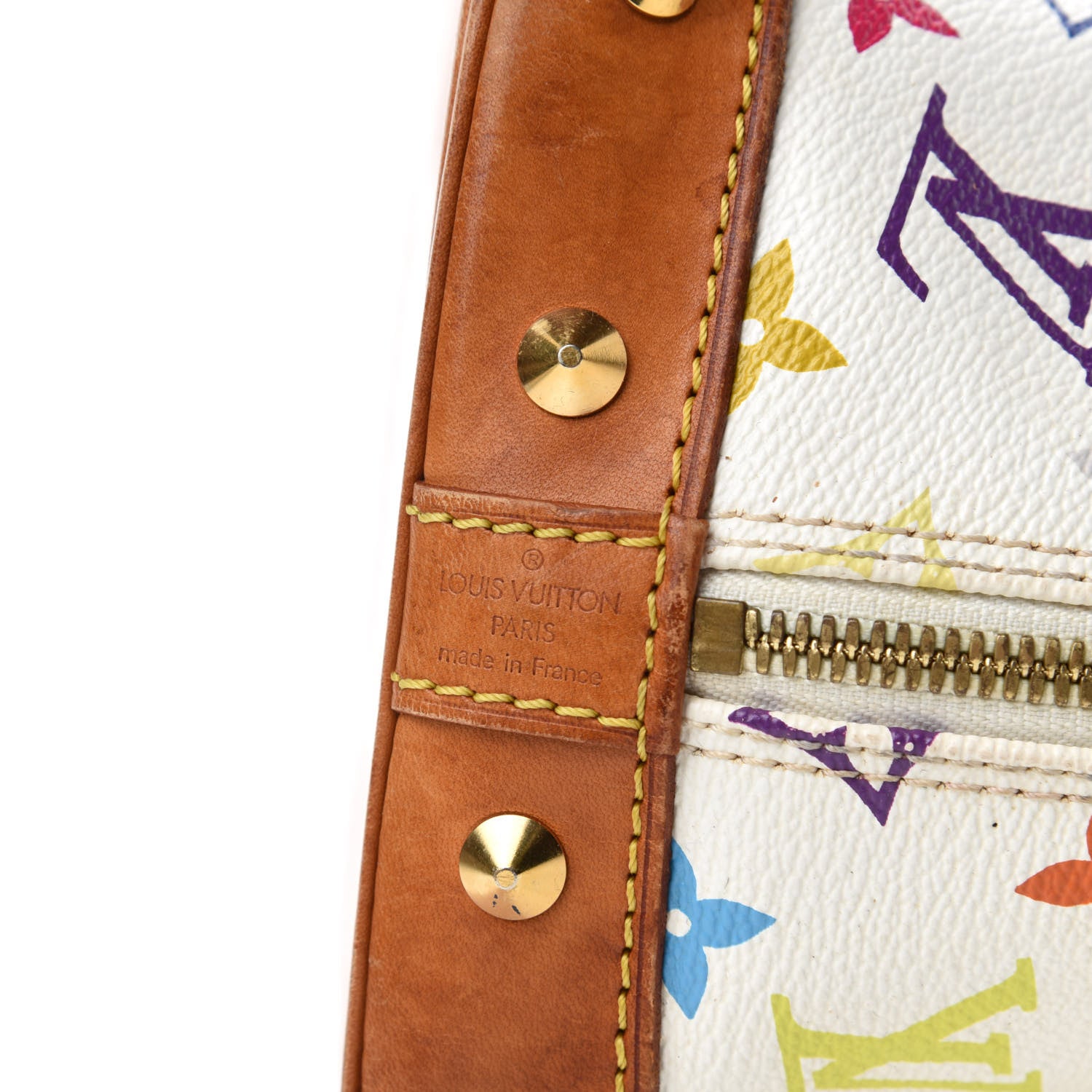 Louis Vuitton Monogram Multicolor Alma White 12 of 14
