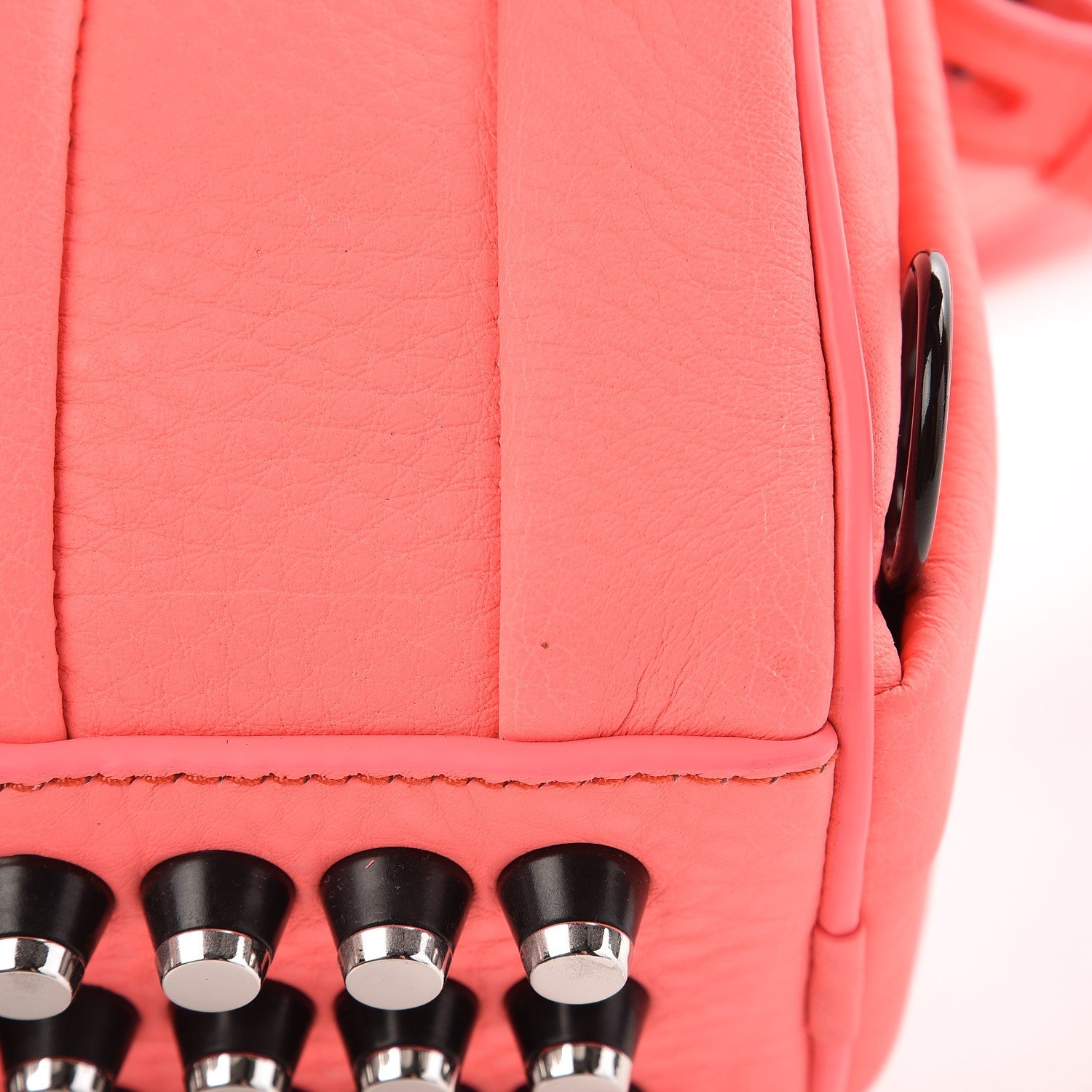 Alexander Wang Pebbled Lambskin Mini Rockie Fluo Coral 8 of 8