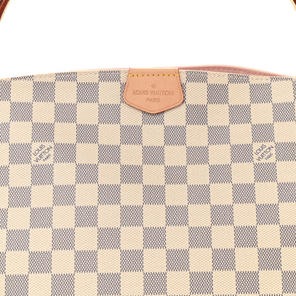 Louis Vuitton Damier Azur Graceful PM Rose Ballerine 7 of 9