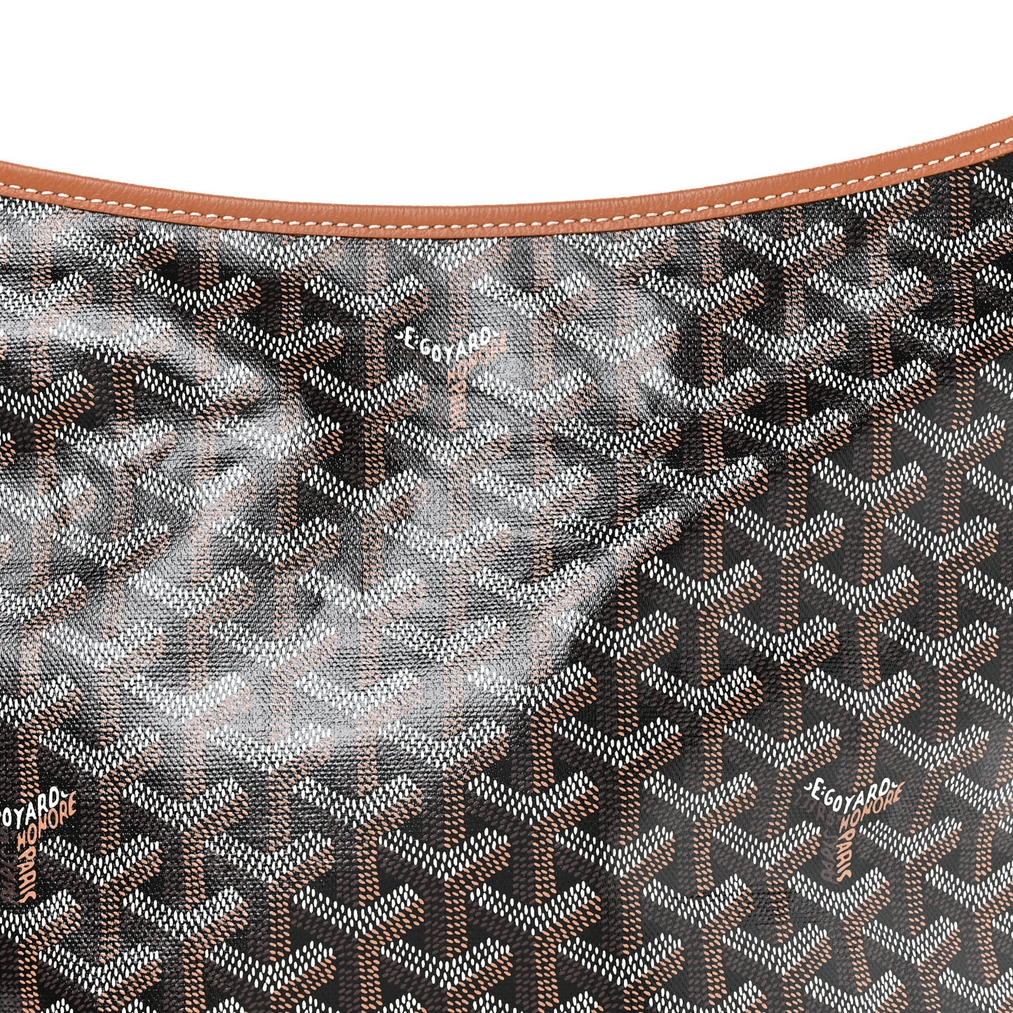 Goyardine Boheme Hobo Black Gold