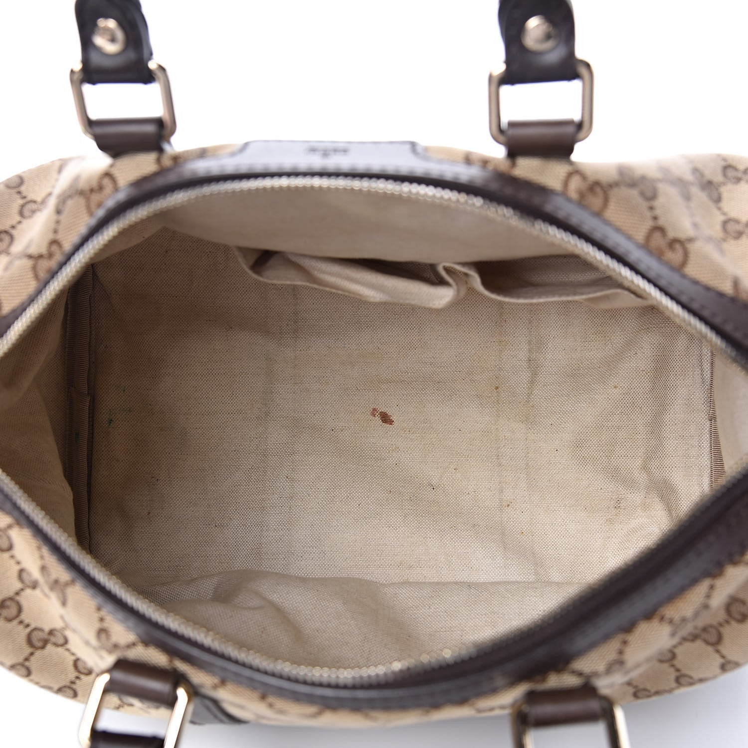 Gucci Monogram Medium Joy Boston Dark Brown 5 of 17