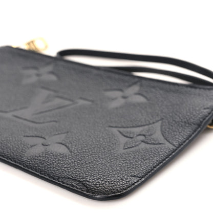 Louis Vuitton Empreinte Monogram Giant Neverfull MM Pochette Black 8 of 8