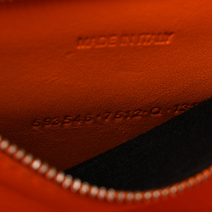 Balenciaga Shiny Calfskin Crocodile Embossed Small Hourglass Top Handle Bag Pop Orange 8 of 13
