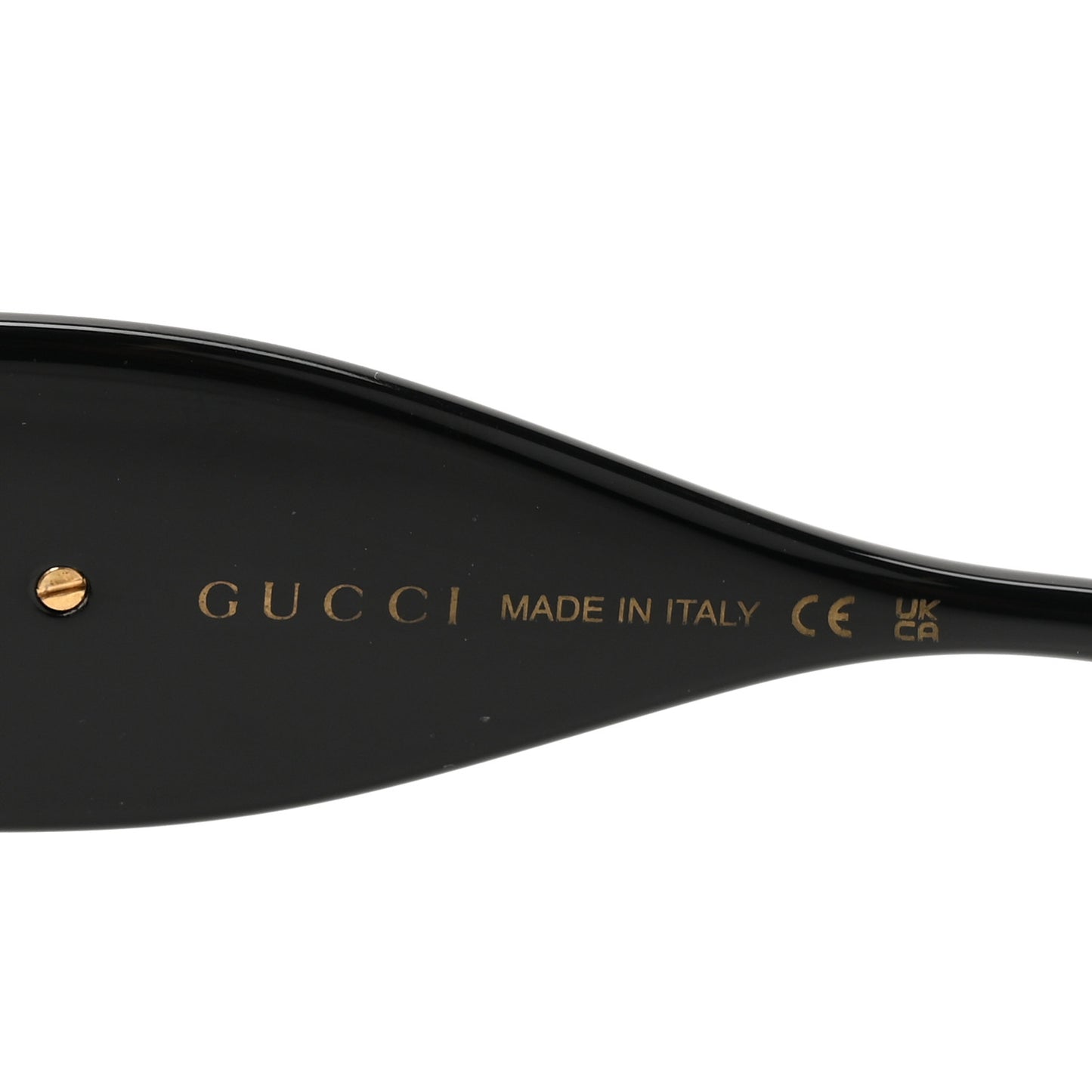 Acetate Square Frame Chain Sunglasses GG1022S Black