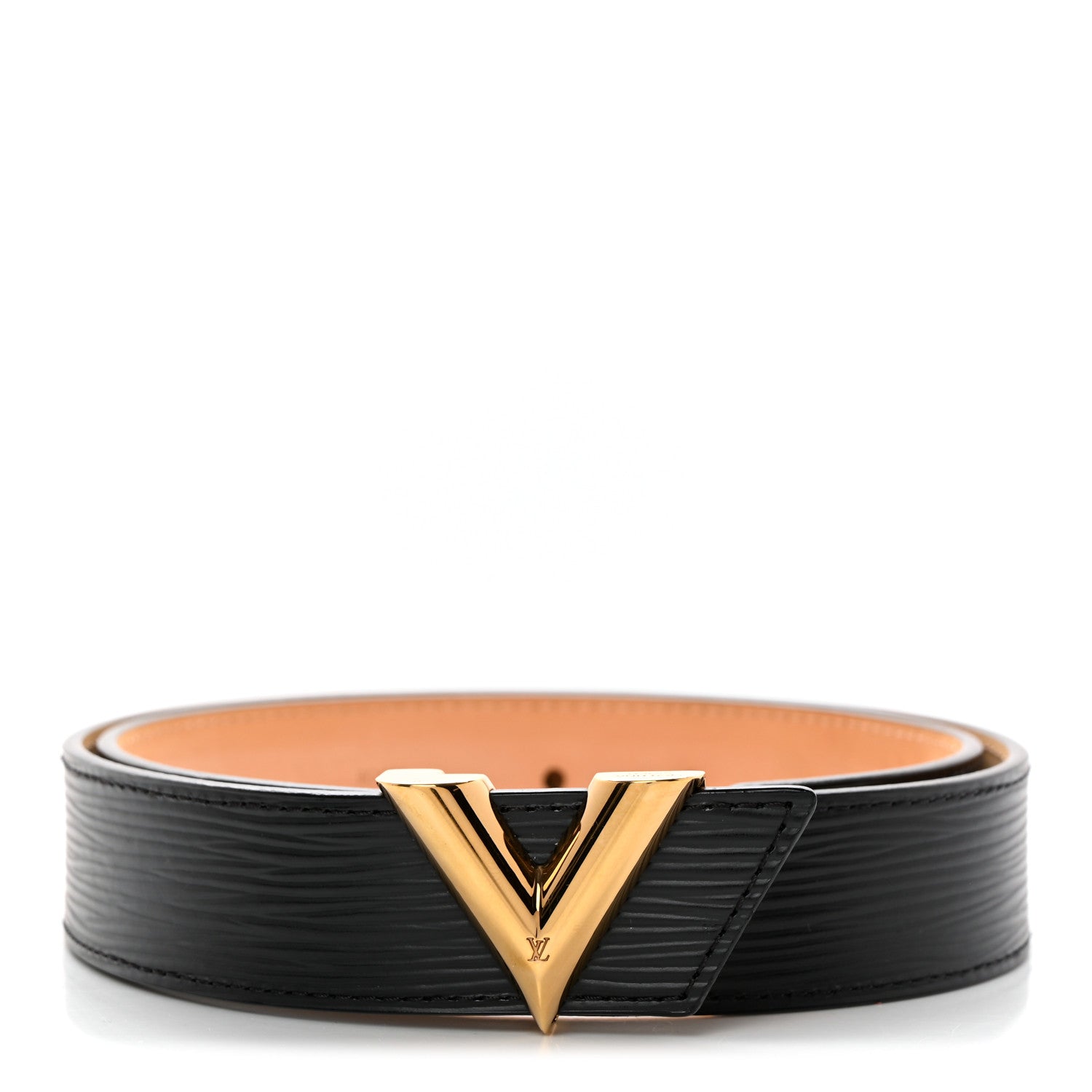 Louis Vuitton Epi Essential V 30 MM Belt 75 30 Black 1 of 11